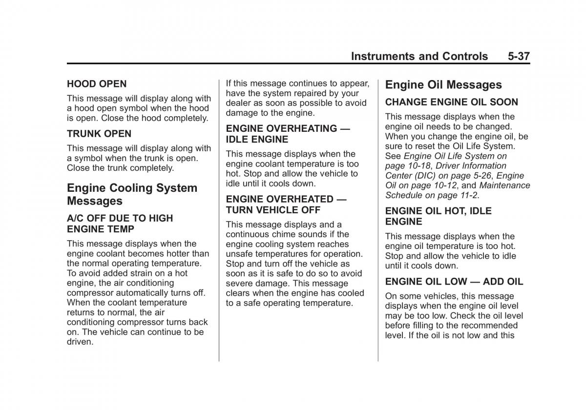 manual  Chevrolet Corvette C7 owners manual / page 142