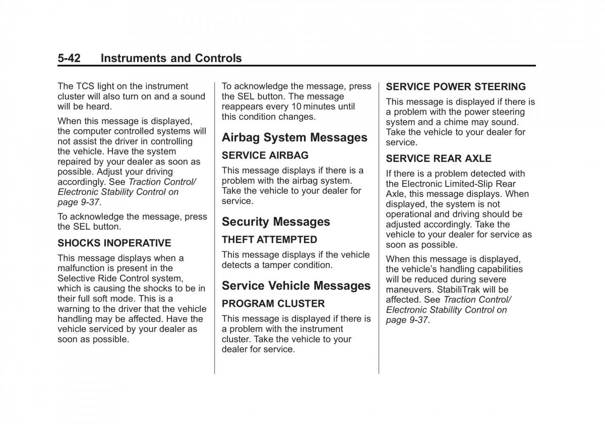 manual  Chevrolet Corvette C7 owners manual / page 147