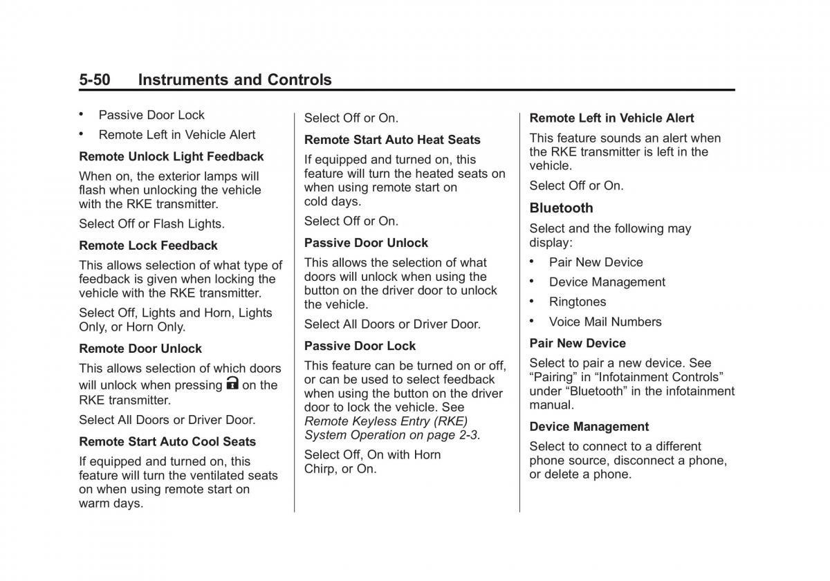 manual  Chevrolet Corvette C7 owners manual / page 155