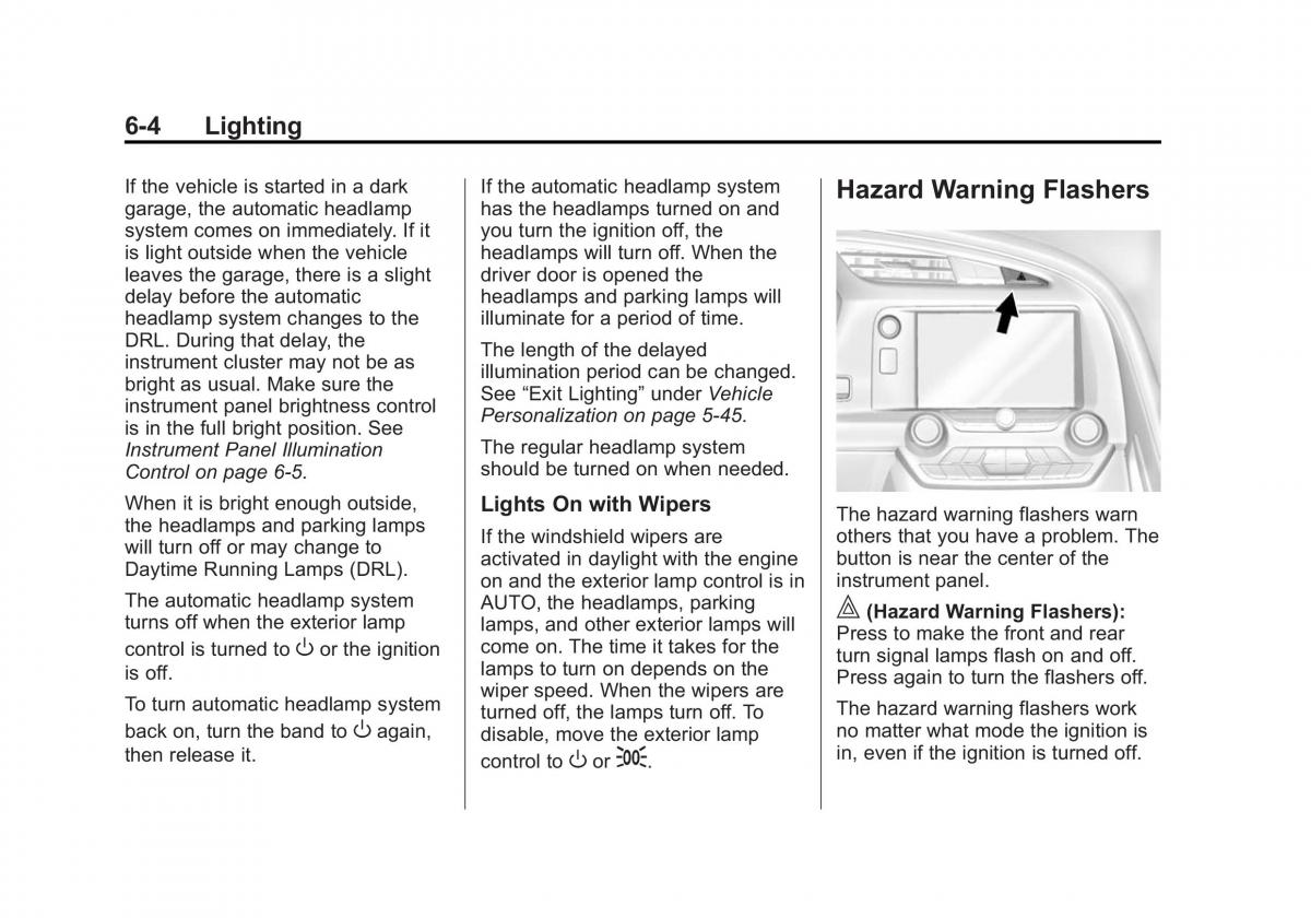 manual  Chevrolet Corvette C7 owners manual / page 165