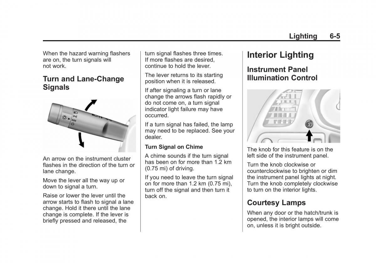 manual  Chevrolet Corvette C7 owners manual / page 166