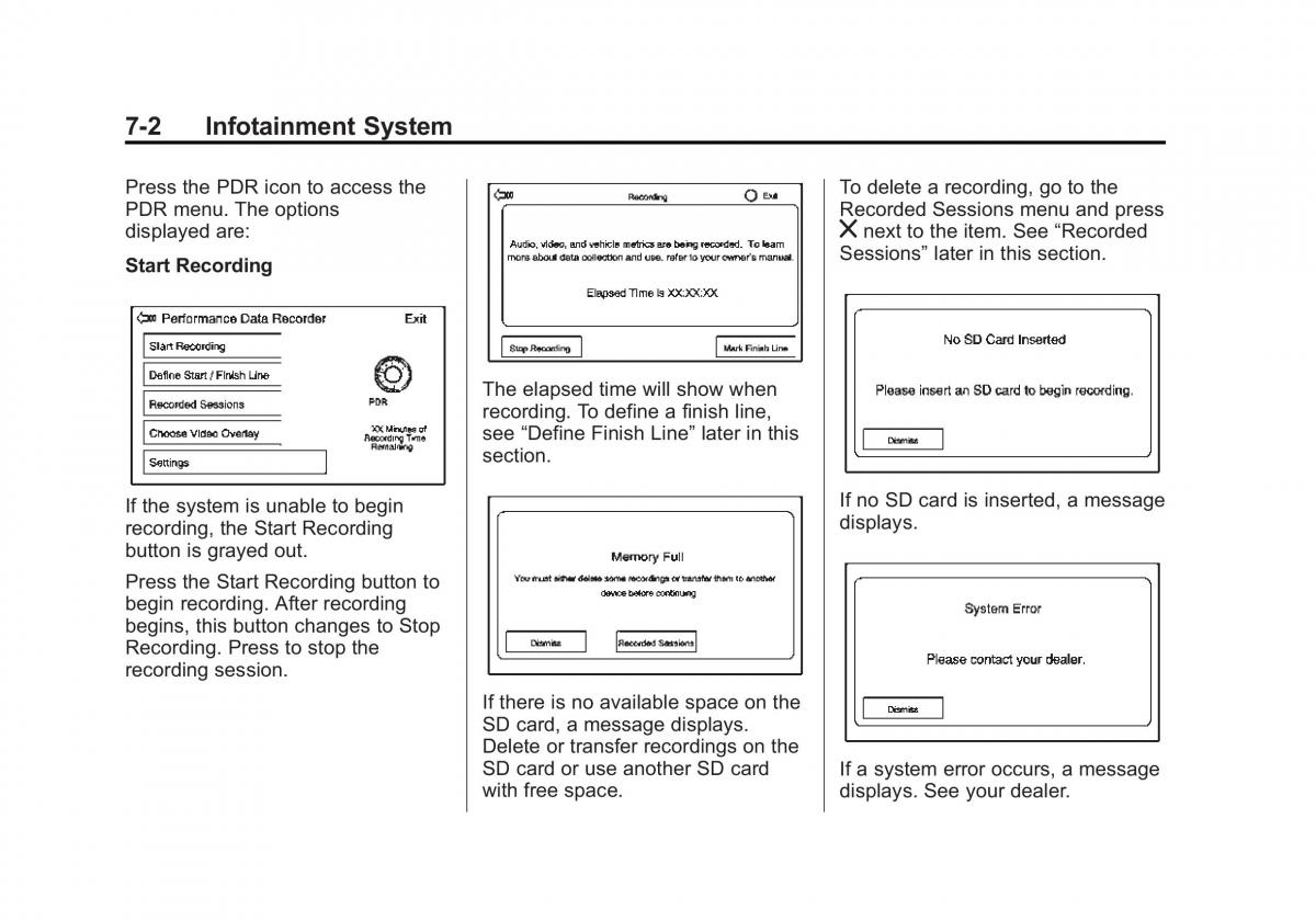 manual  Chevrolet Corvette C7 owners manual / page 171