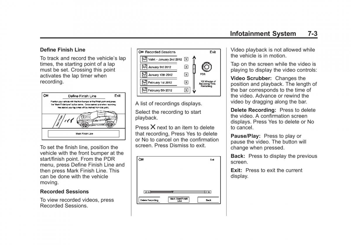 manual  Chevrolet Corvette C7 owners manual / page 172