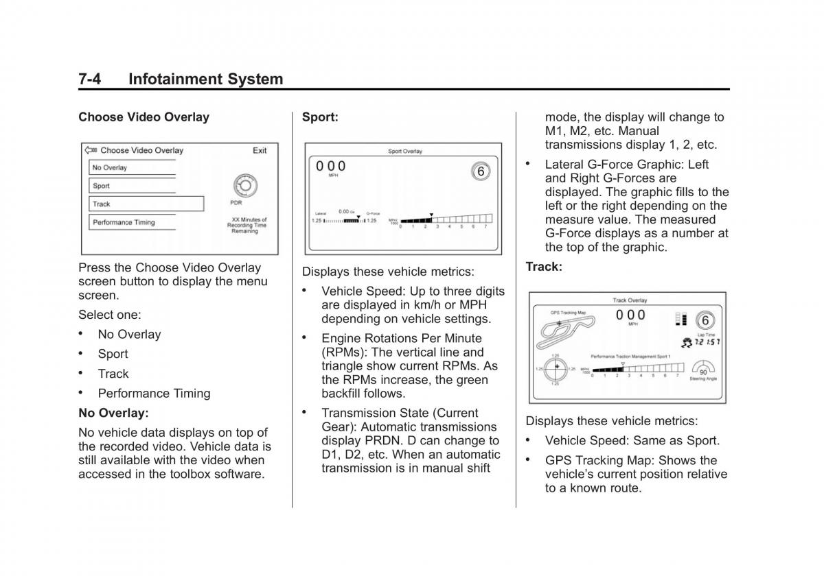 manual  Chevrolet Corvette C7 owners manual / page 173