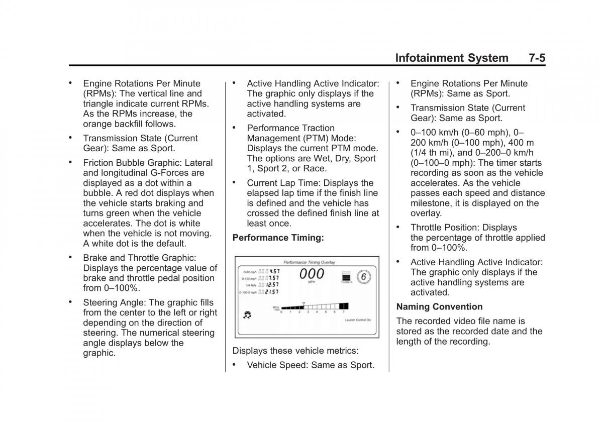 manual  Chevrolet Corvette C7 owners manual / page 174