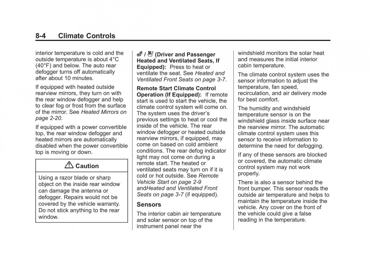 manual  Chevrolet Corvette C7 owners manual / page 179