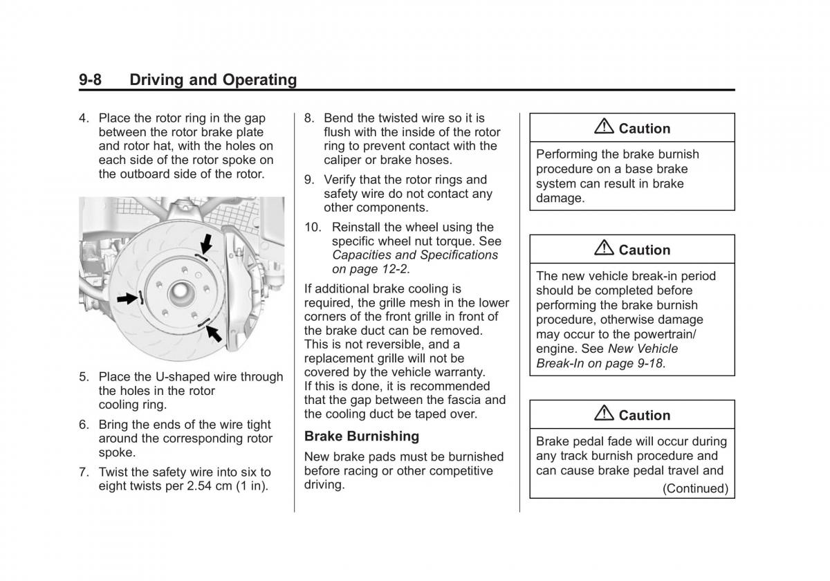 manual  Chevrolet Corvette C7 owners manual / page 189