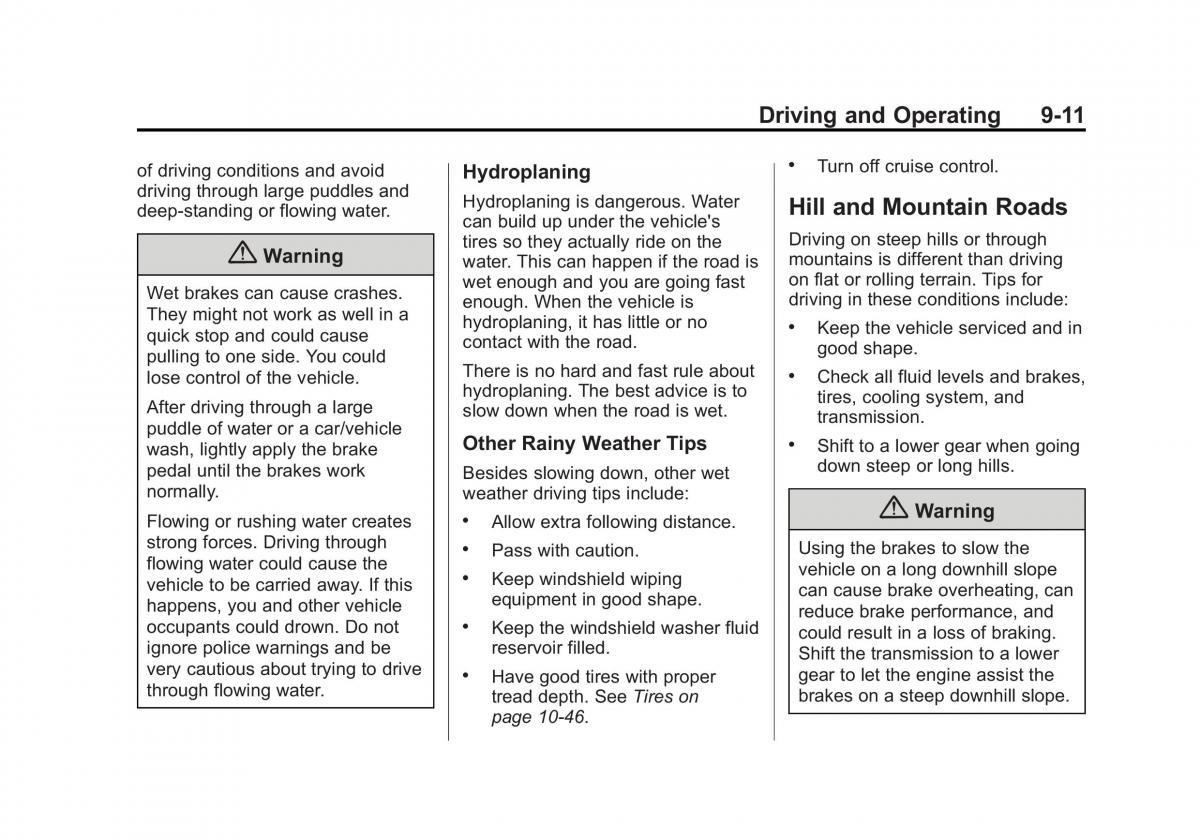 manual  Chevrolet Corvette C7 owners manual / page 192