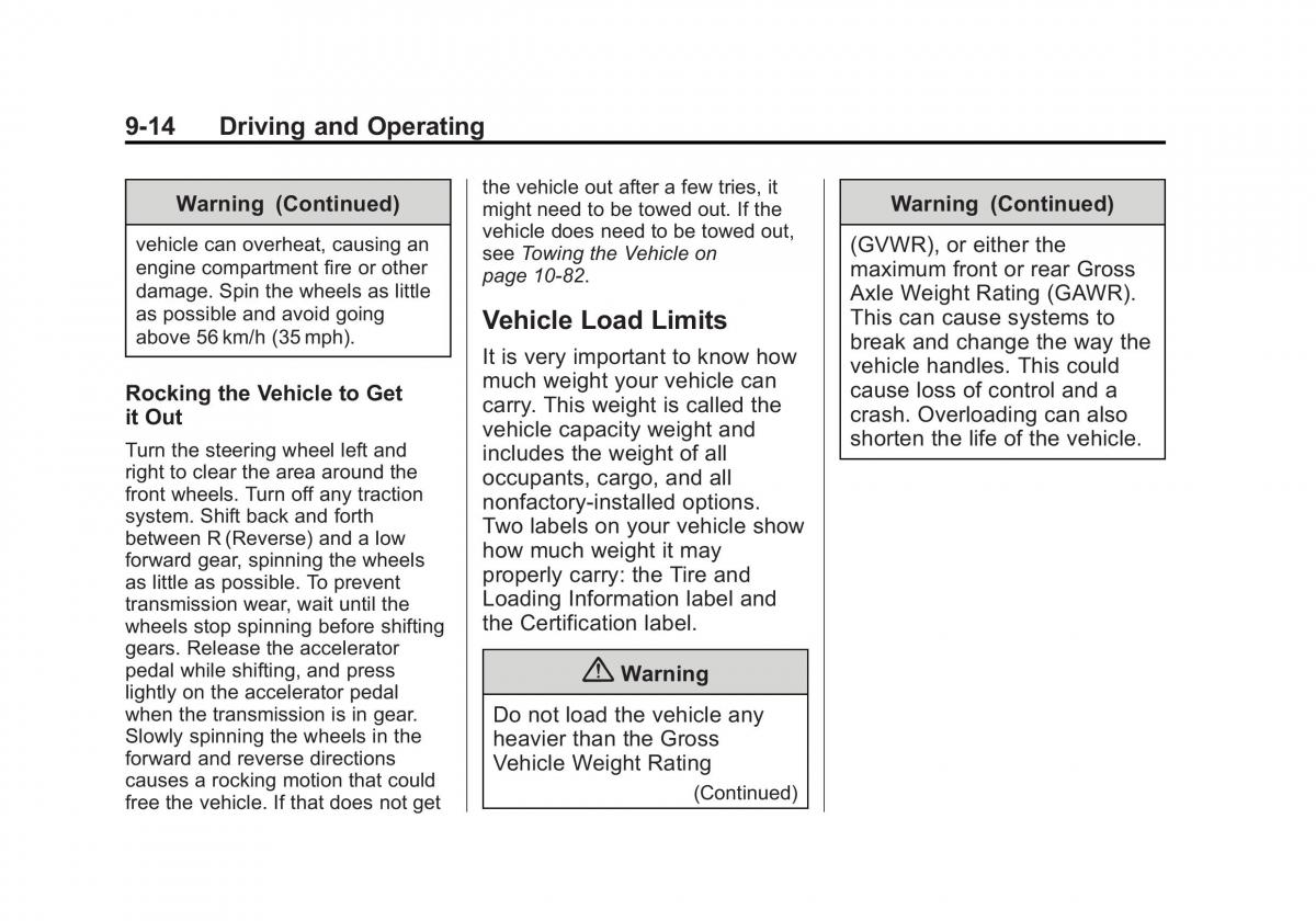 manual  Chevrolet Corvette C7 owners manual / page 195