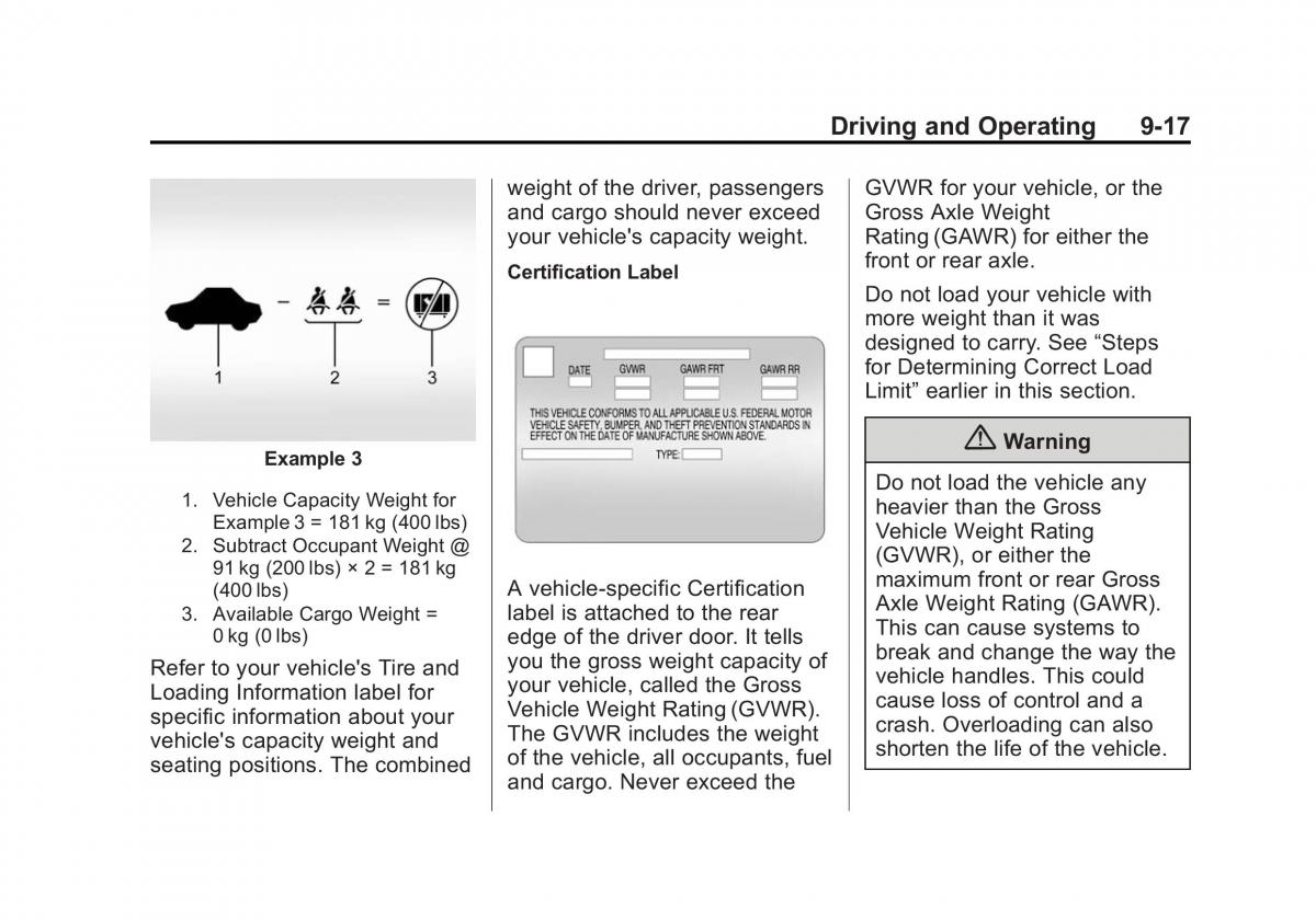 manual  Chevrolet Corvette C7 owners manual / page 198