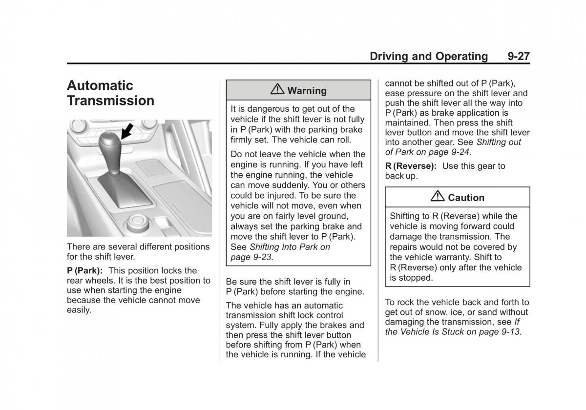 manual  Chevrolet Corvette C7 owners manual / page 208