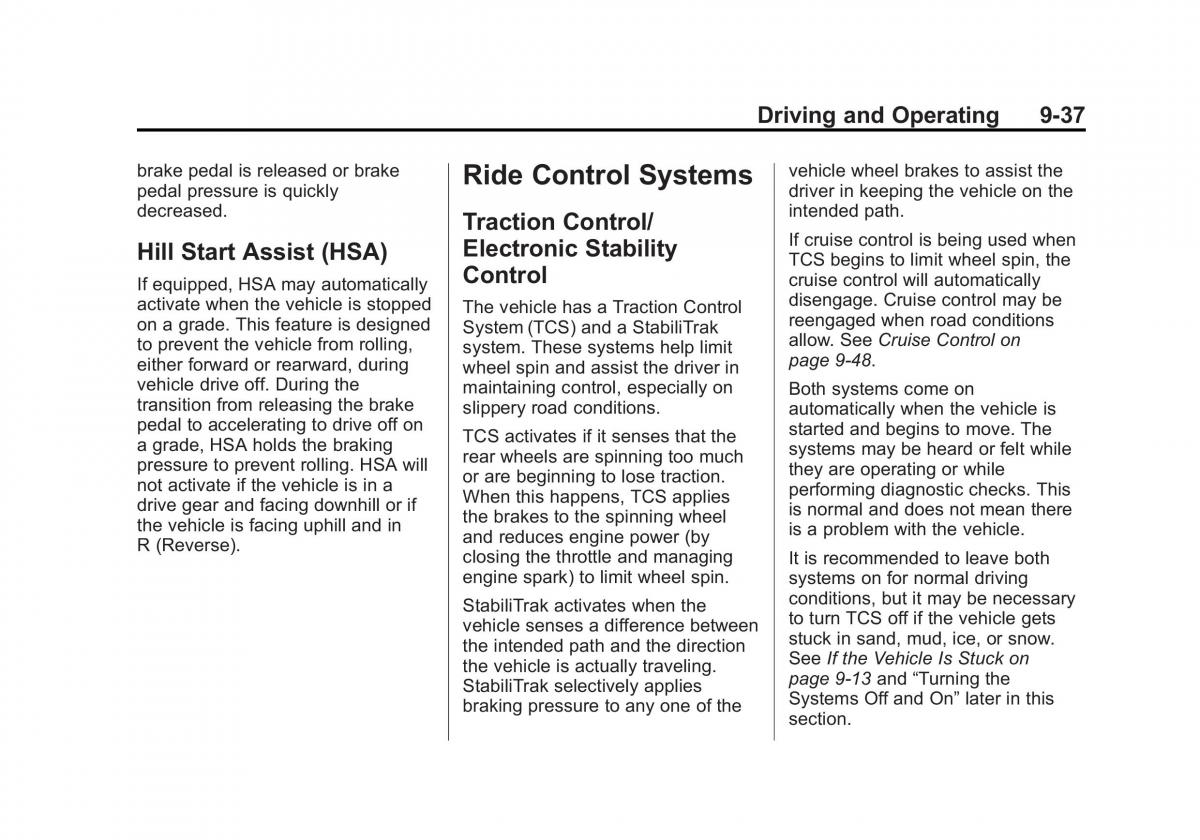 manual  Chevrolet Corvette C7 owners manual / page 218