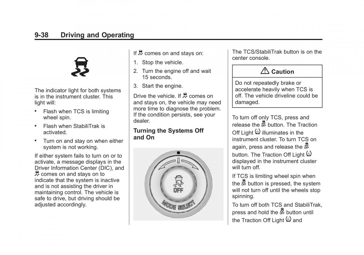 manual  Chevrolet Corvette C7 owners manual / page 219