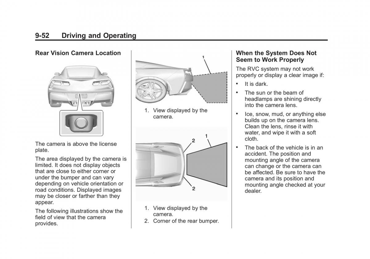 manual  Chevrolet Corvette C7 owners manual / page 233