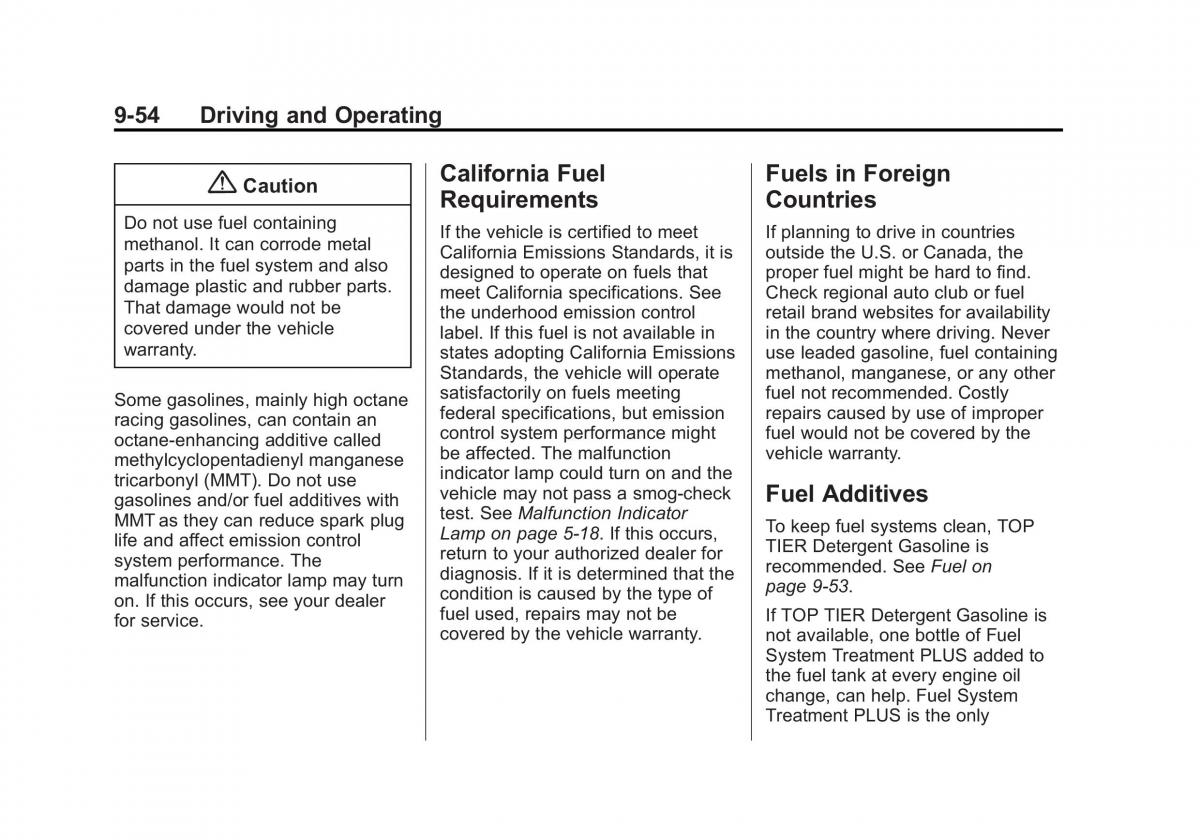 manual  Chevrolet Corvette C7 owners manual / page 235