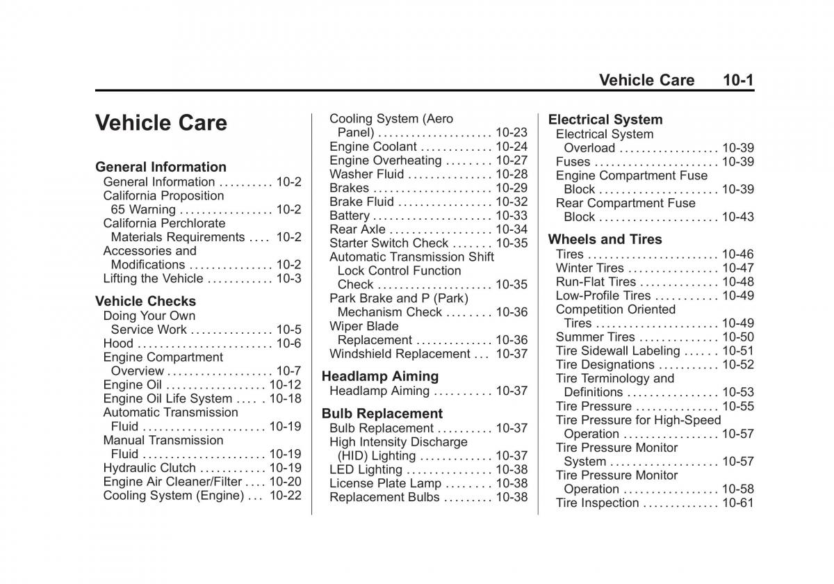 manual  Chevrolet Corvette C7 owners manual / page 240