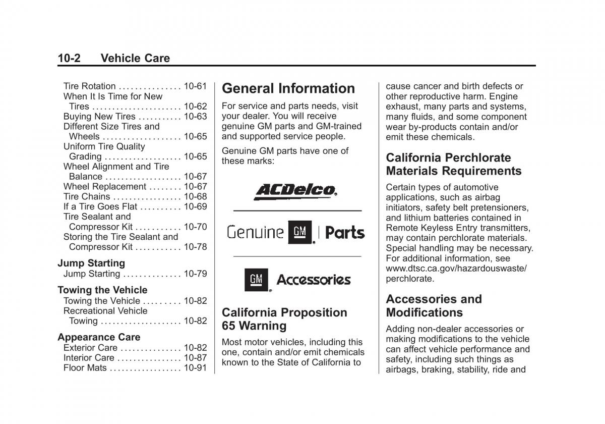 manual  Chevrolet Corvette C7 owners manual / page 241