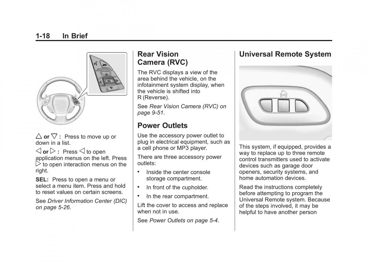 manual  Chevrolet Corvette C7 owners manual / page 25