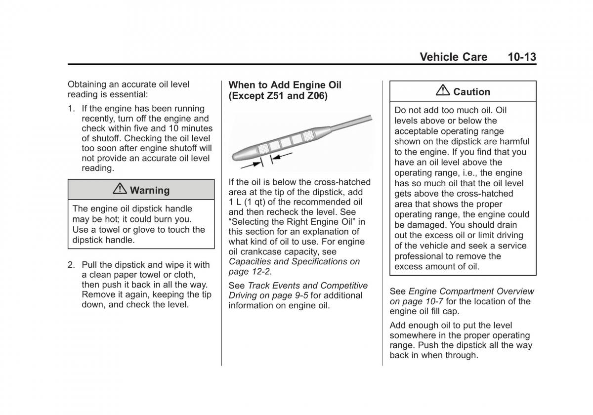 manual  Chevrolet Corvette C7 owners manual / page 252