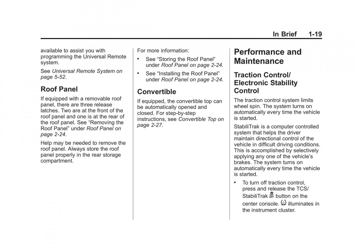 manual  Chevrolet Corvette C7 owners manual / page 26