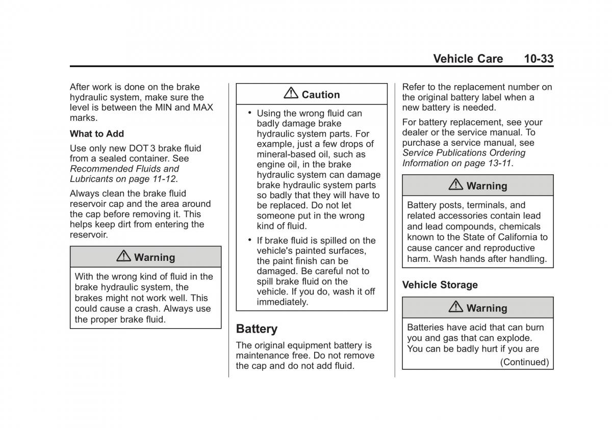 manual  Chevrolet Corvette C7 owners manual / page 272