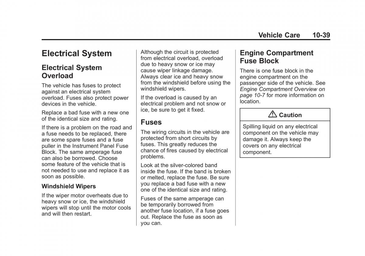 manual  Chevrolet Corvette C7 owners manual / page 278