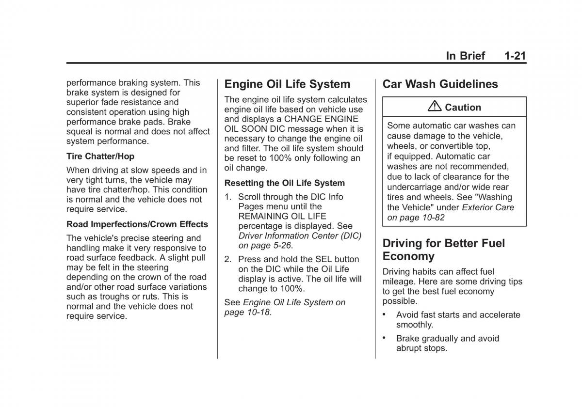 manual  Chevrolet Corvette C7 owners manual / page 28