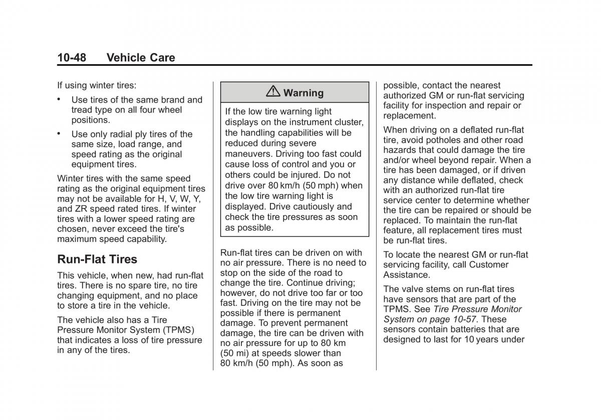 manual  Chevrolet Corvette C7 owners manual / page 287