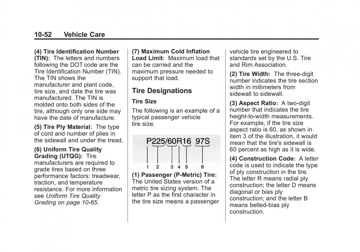 manual  Chevrolet Corvette C7 owners manual / page 291