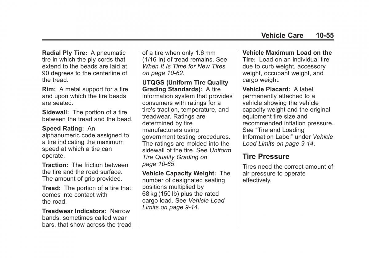 manual  Chevrolet Corvette C7 owners manual / page 294