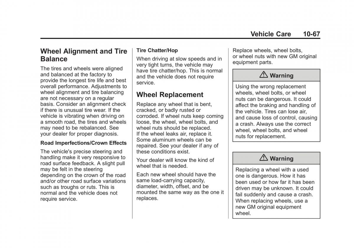 manual  Chevrolet Corvette C7 owners manual / page 306