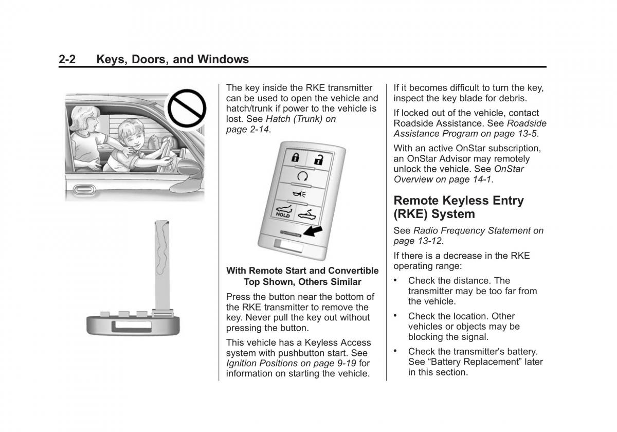 manual  Chevrolet Corvette C7 owners manual / page 31