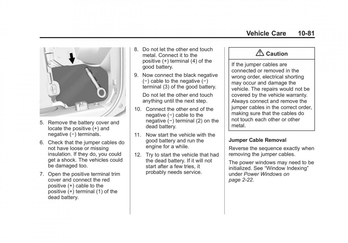 manual  Chevrolet Corvette C7 owners manual / page 320