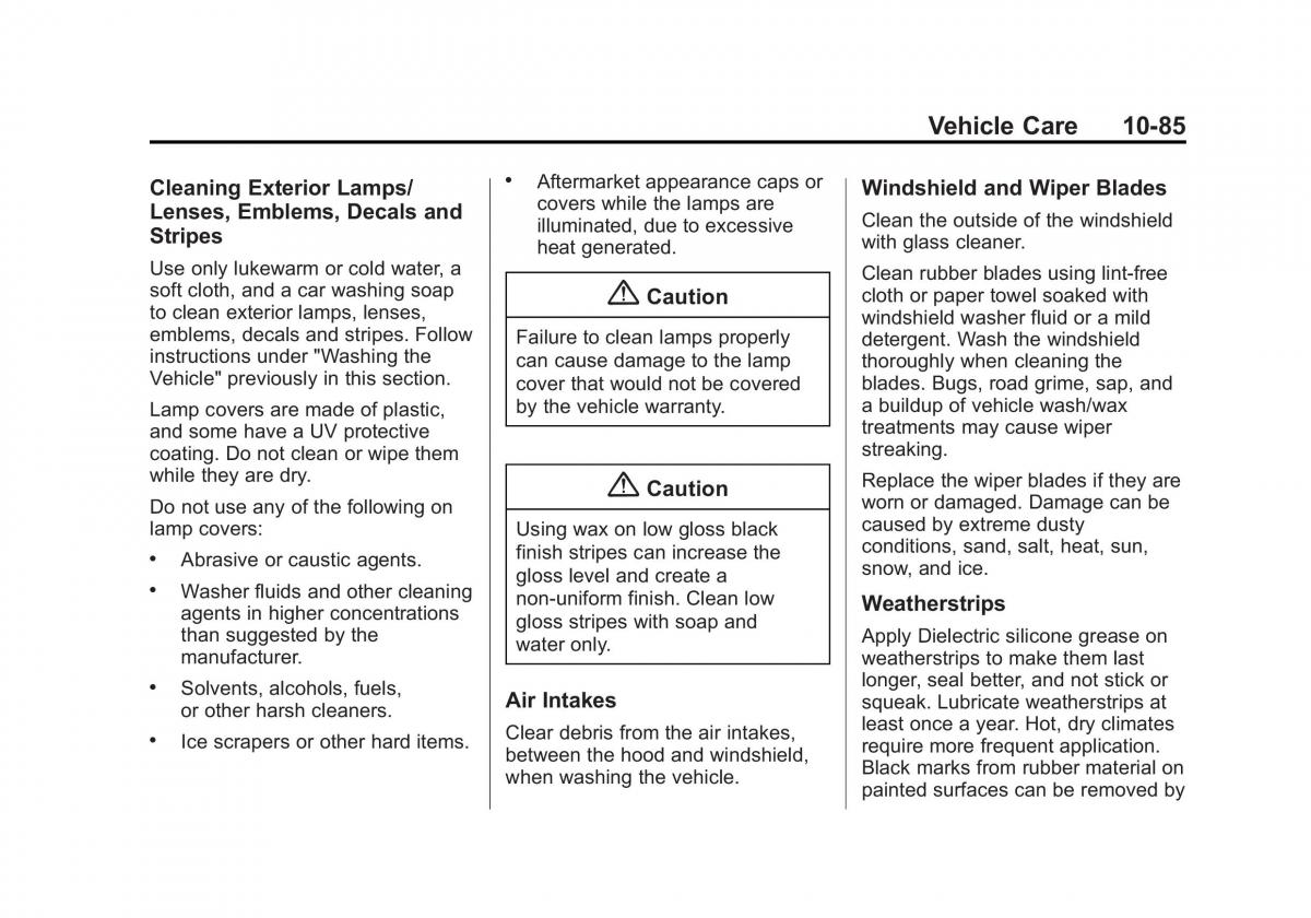 manual  Chevrolet Corvette C7 owners manual / page 324