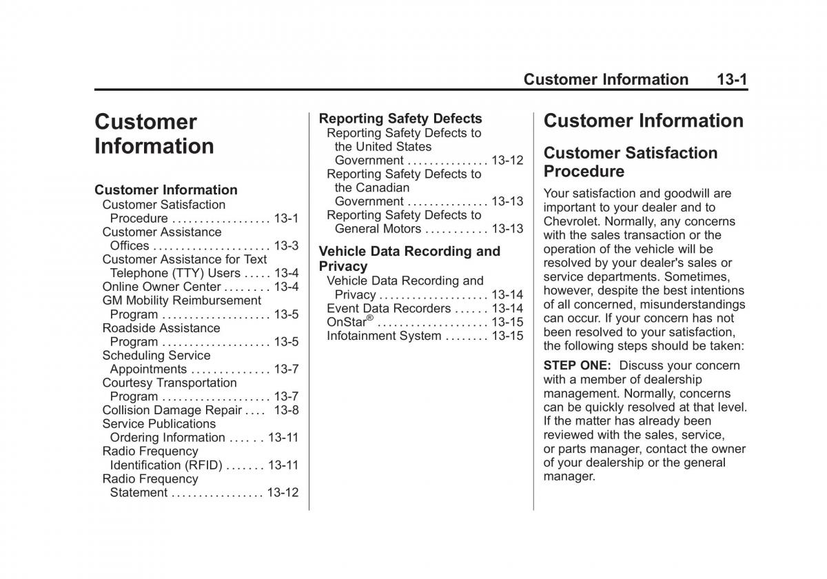 manual  Chevrolet Corvette C7 owners manual / page 352