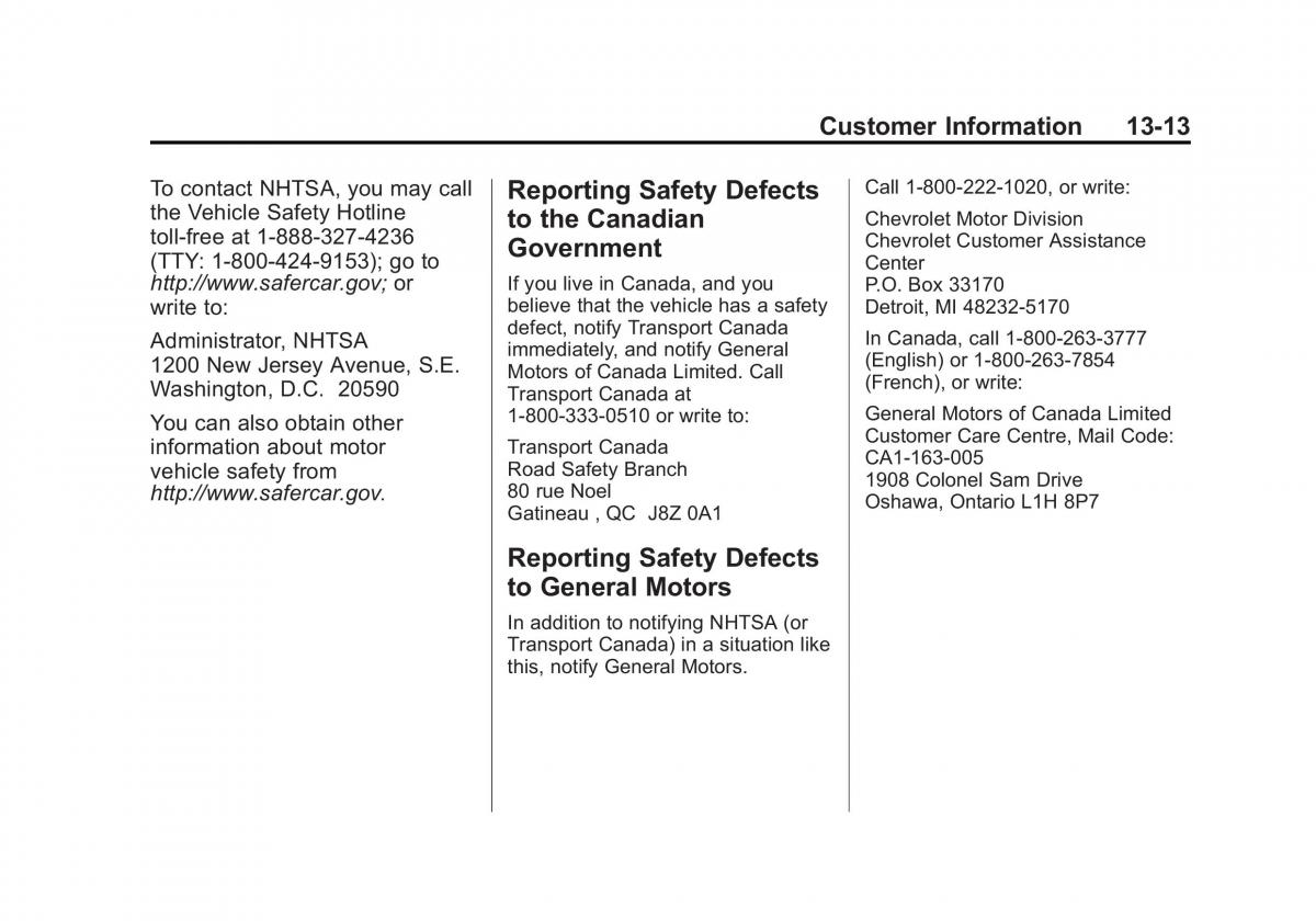 manual  Chevrolet Corvette C7 owners manual / page 364