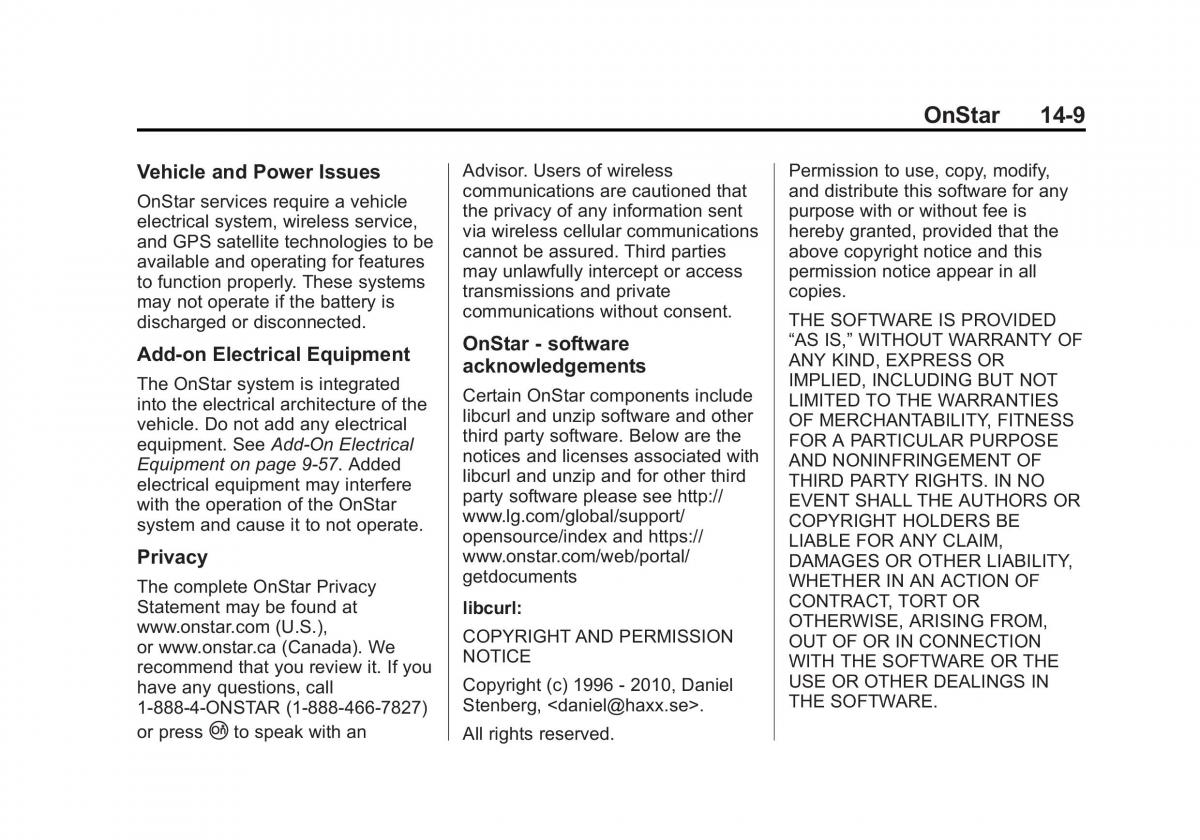 manual  Chevrolet Corvette C7 owners manual / page 376