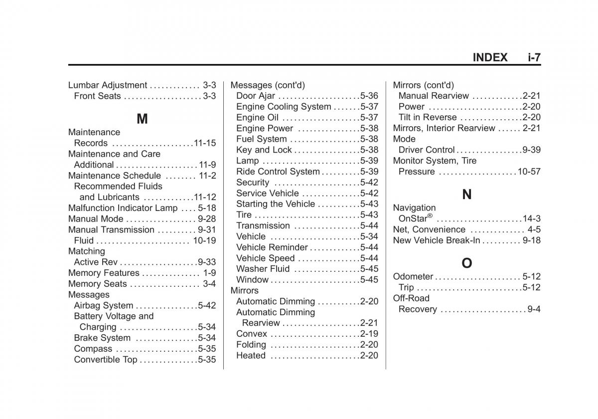 manual  Chevrolet Corvette C7 owners manual / page 386