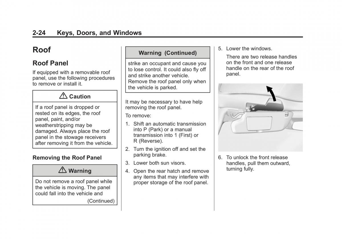 manual  Chevrolet Corvette C7 owners manual / page 53