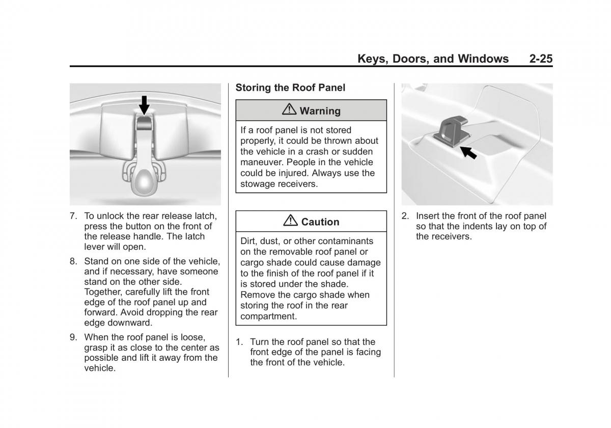 manual  Chevrolet Corvette C7 owners manual / page 54