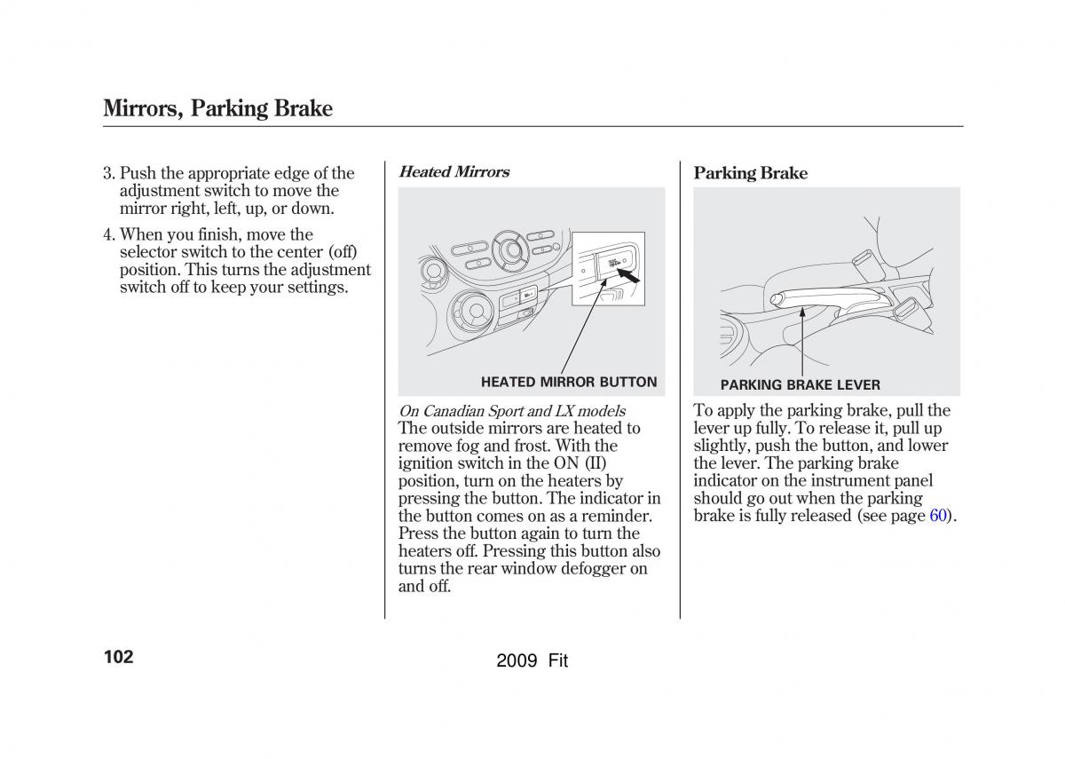 manual Honda Jazz Honda Jazz III 3 Fit II manual / page 105