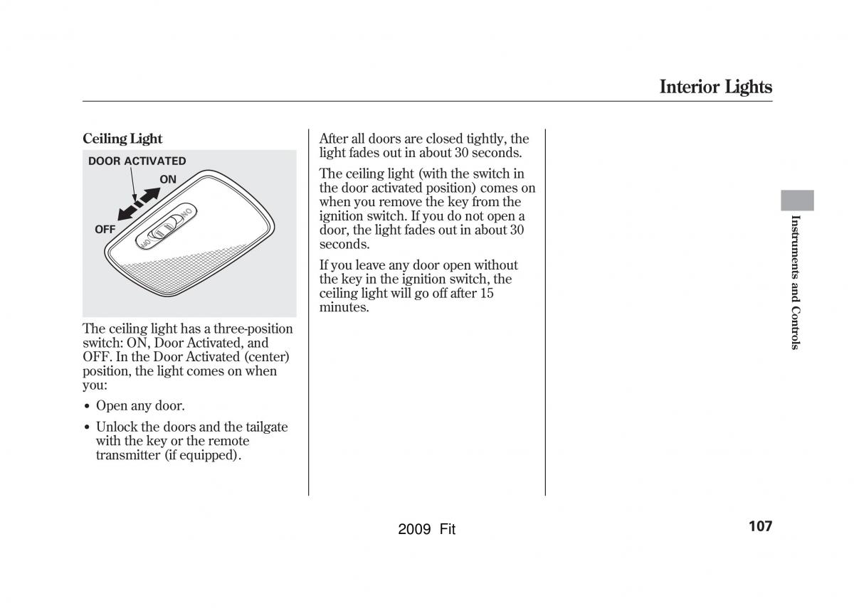 manual Honda Jazz Honda Jazz III 3 Fit II manual / page 110