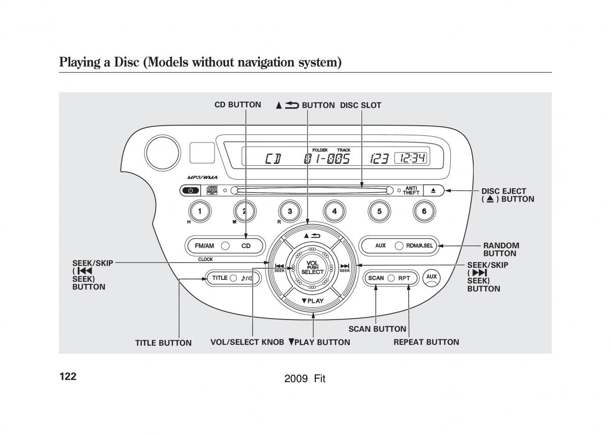 manual Honda Jazz Honda Jazz III 3 Fit II manual / page 125