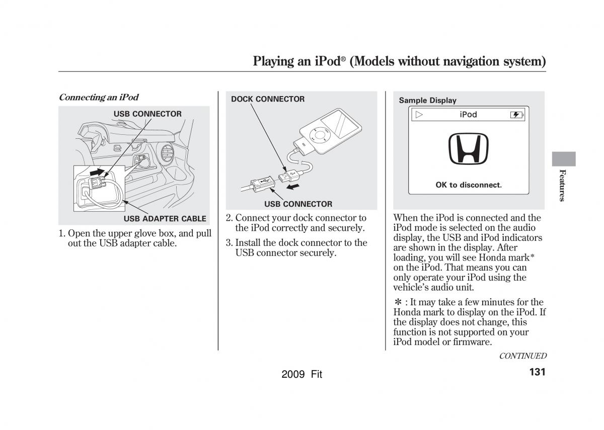 manual Honda Jazz Honda Jazz III 3 Fit II manual / page 134