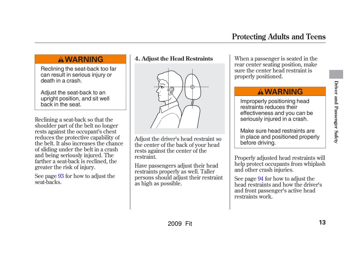 Honda Jazz III 3 Fit II manual / page 16