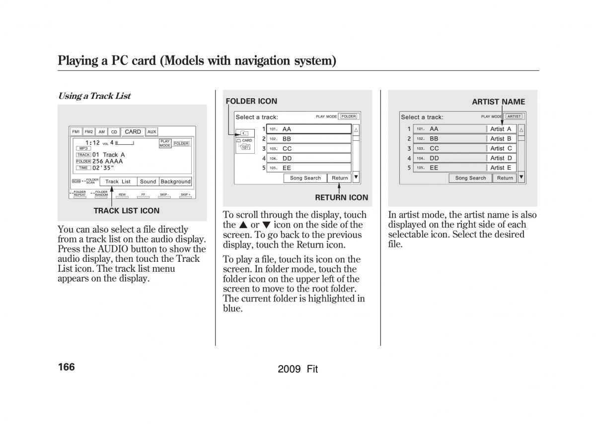 Honda Jazz III 3 Fit II manual / page 169