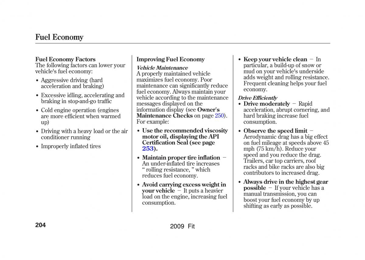 manual Honda Jazz Honda Jazz III 3 Fit II manual / page 207