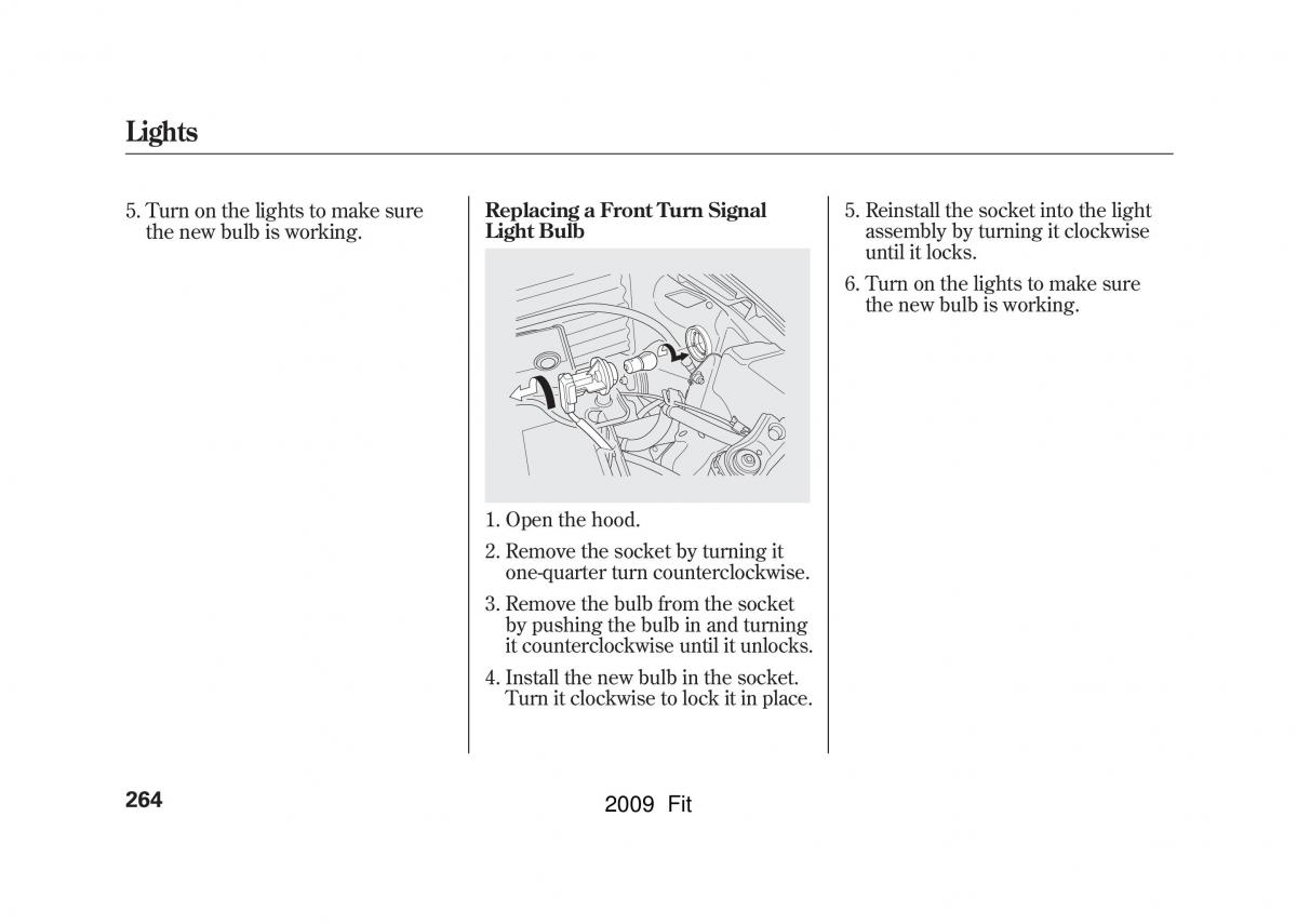 Honda Jazz III 3 Fit II manual / page 267