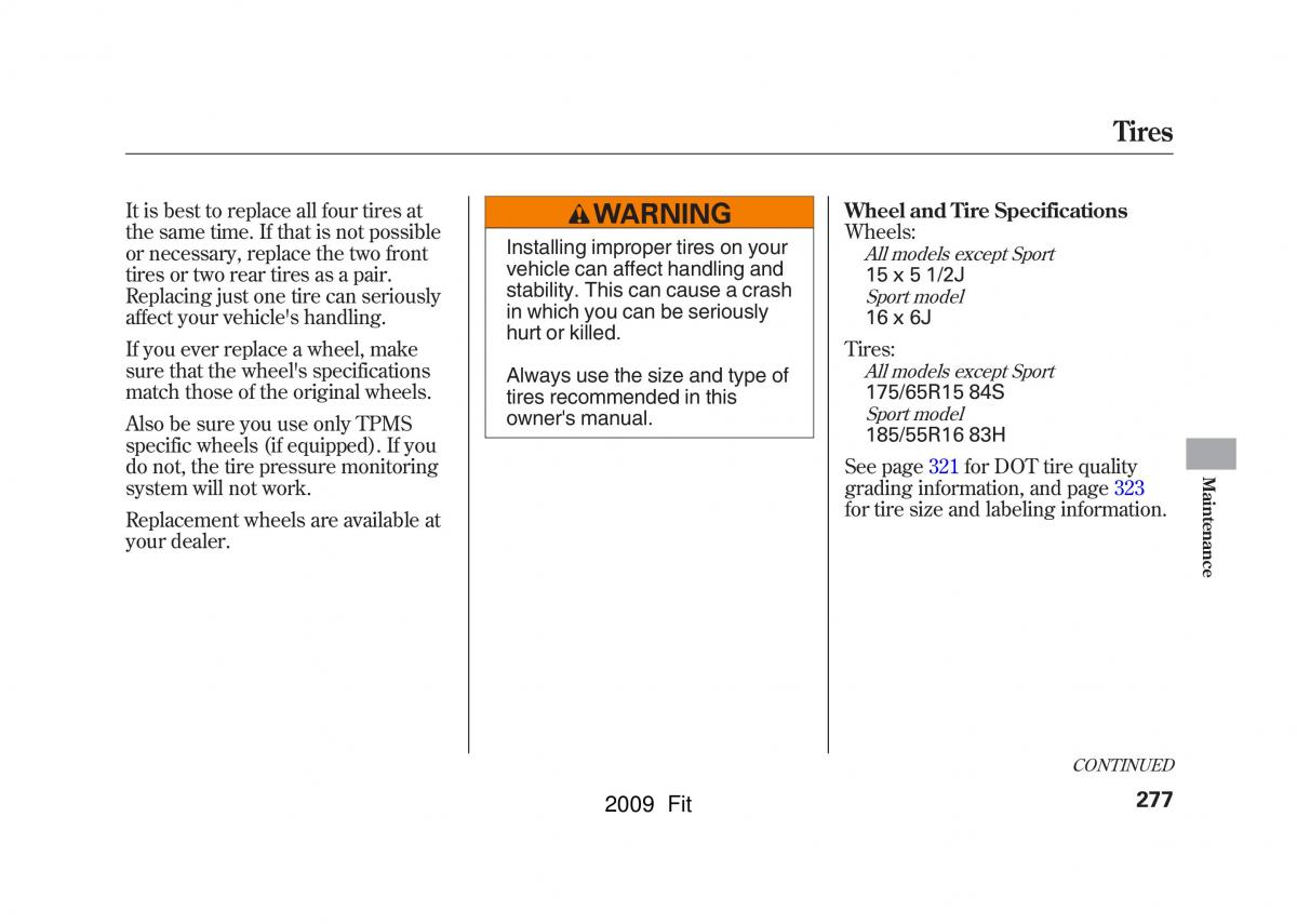 Honda Jazz III 3 Fit II manual / page 280