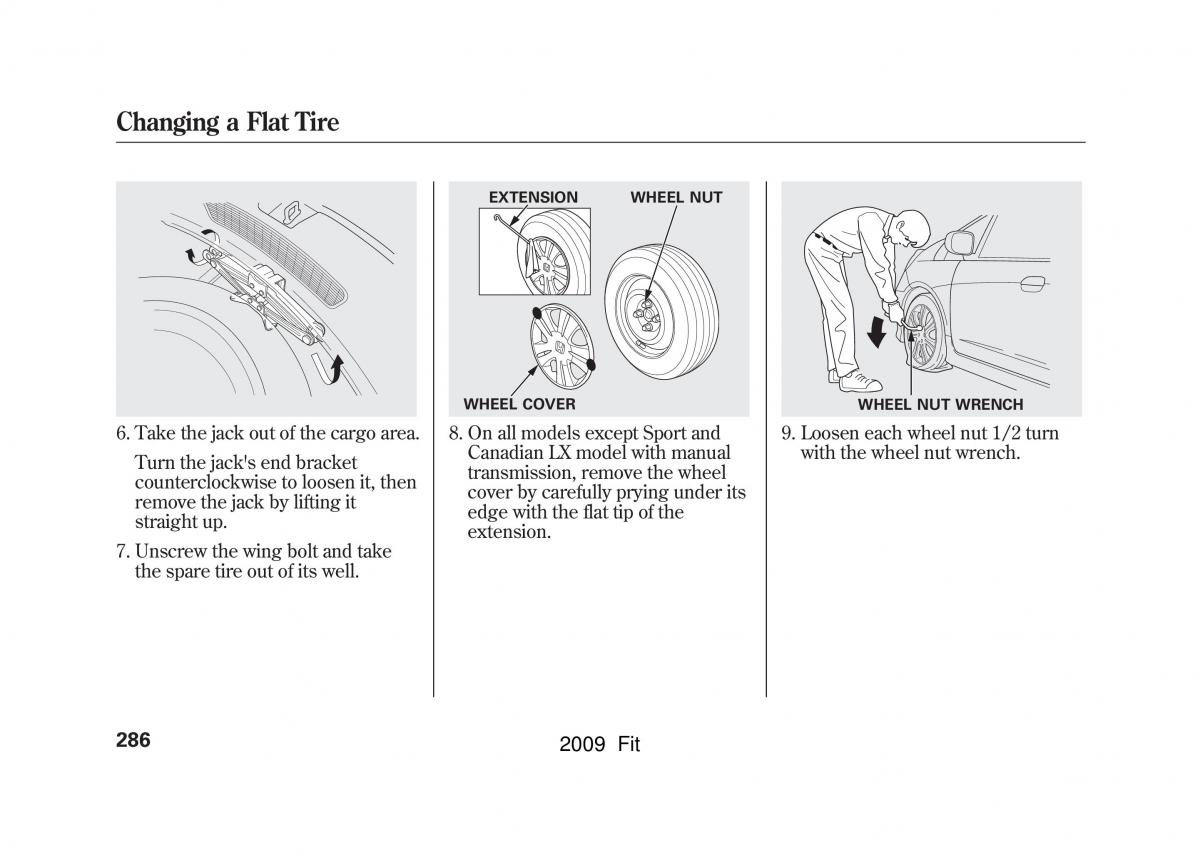 manual Honda Jazz Honda Jazz III 3 Fit II manual / page 289